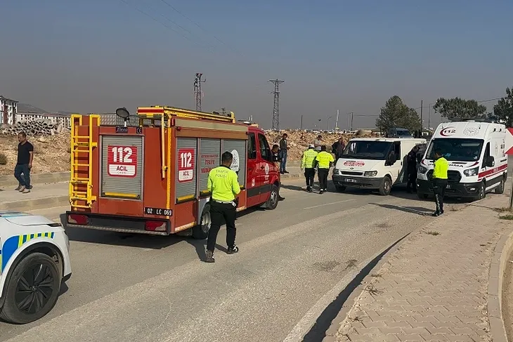 Adıyaman otogar girişinde korkunç kaza