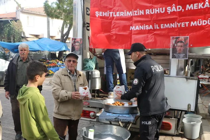 Manisa’dan şehit polis Hasan Akoral’a anma